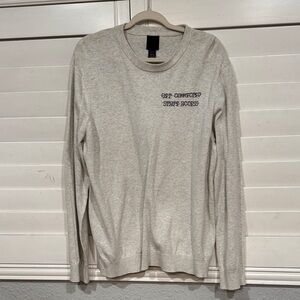 Gray Graphic Sweatshirt